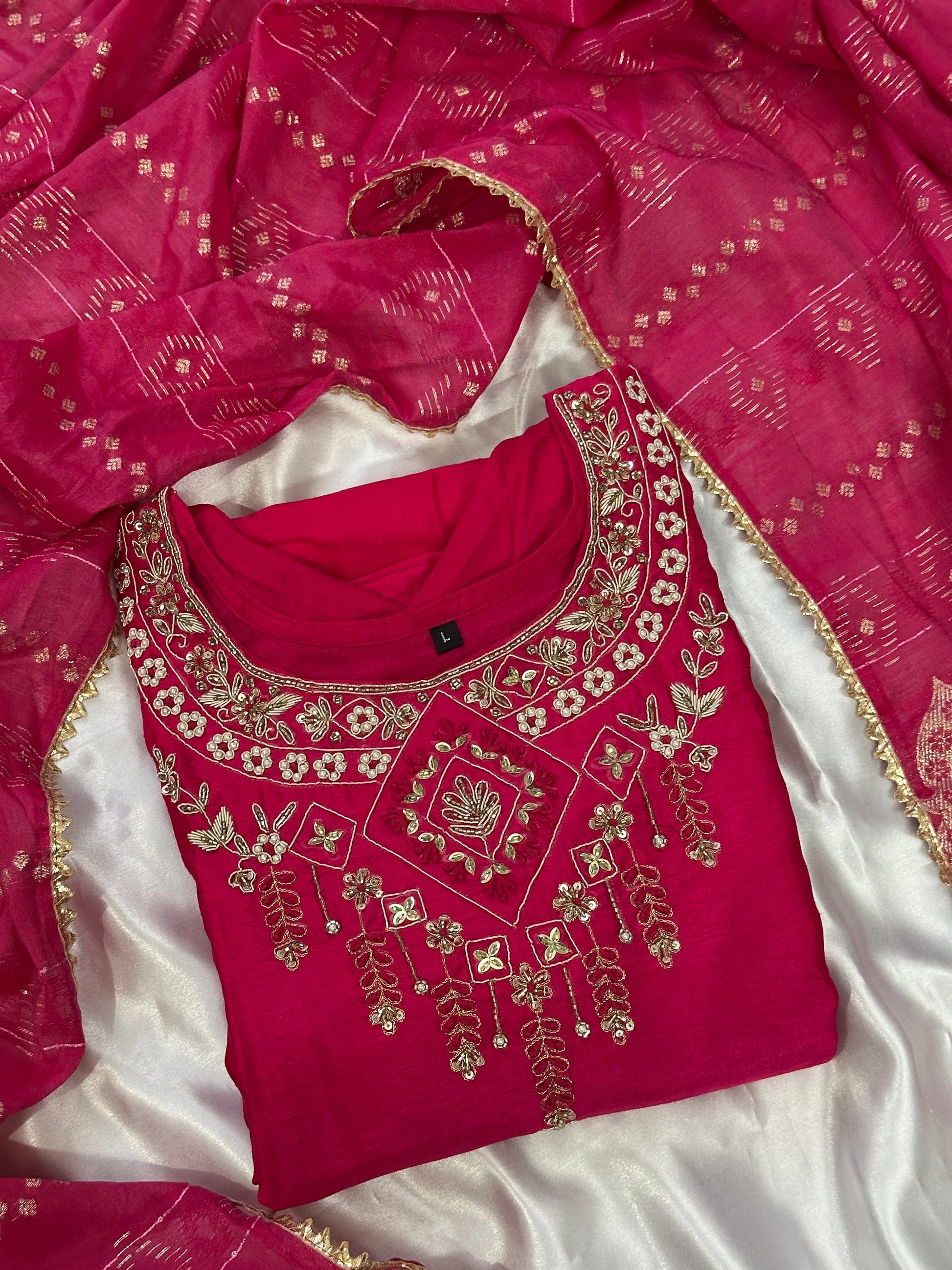 Pink Kurta Set