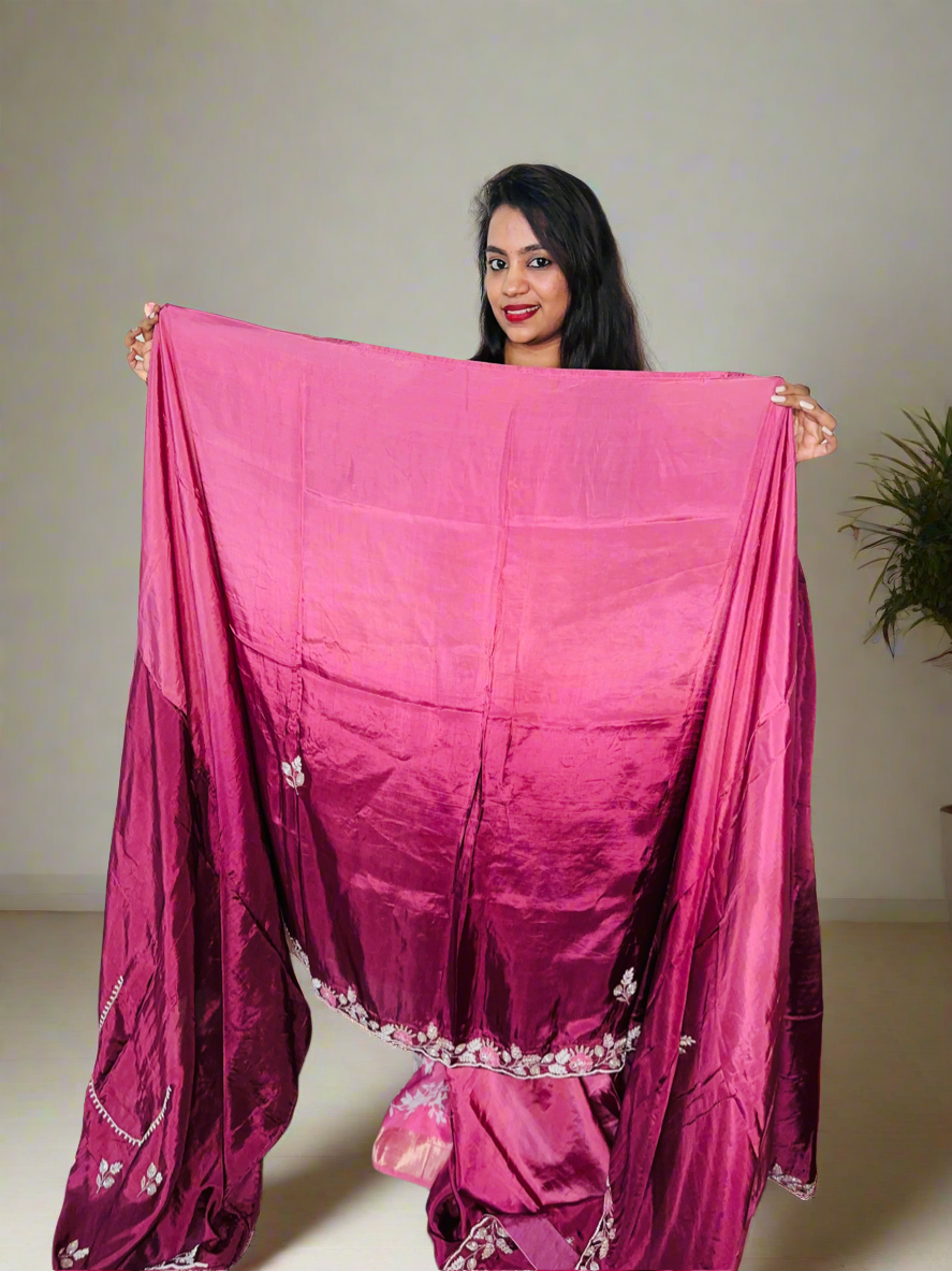 Ombre Designer Wear Saree
