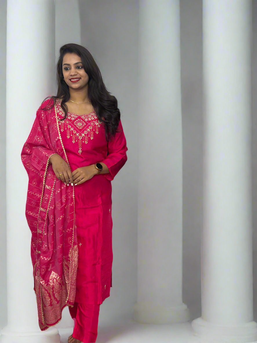 Pink Kurta Set